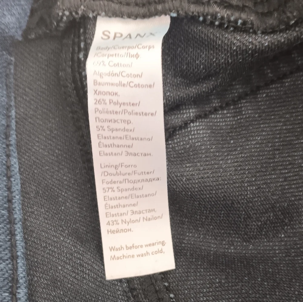 Spanx Jean-ish Women's Blue Size L‎ Jeggings Stretch Blue Style #20018R
